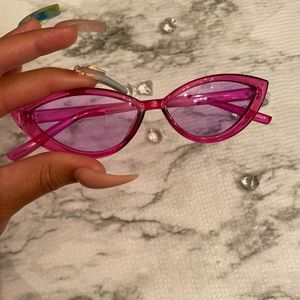 Purple Cateye sunglasses